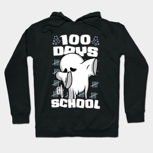 100 days of school featuring a Cute dabbing ghost #4 Hoodie